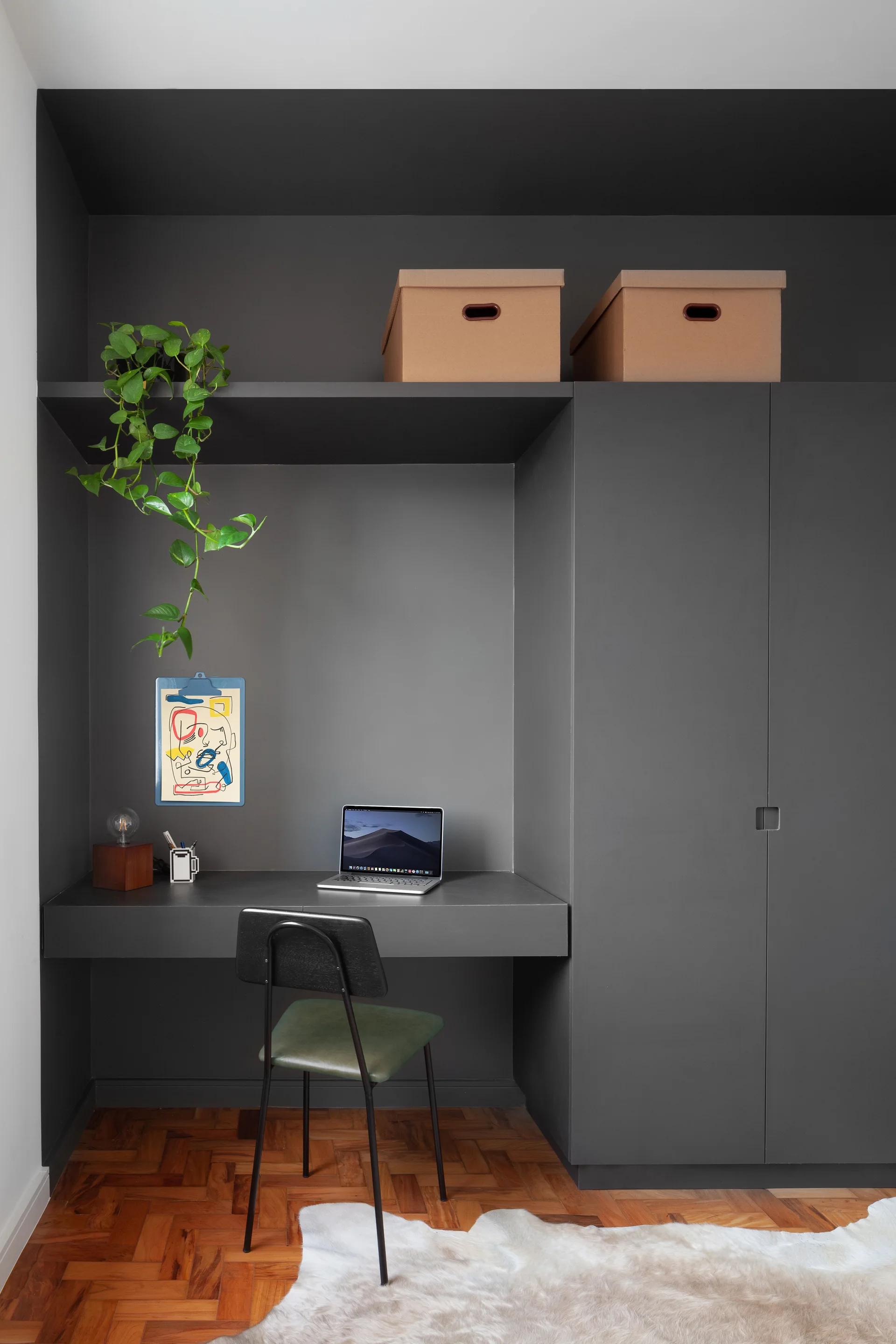 GA Apartment, StudioLIM, Interior, Table, Chair
