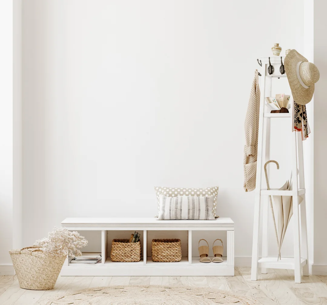  white clear hallway interior