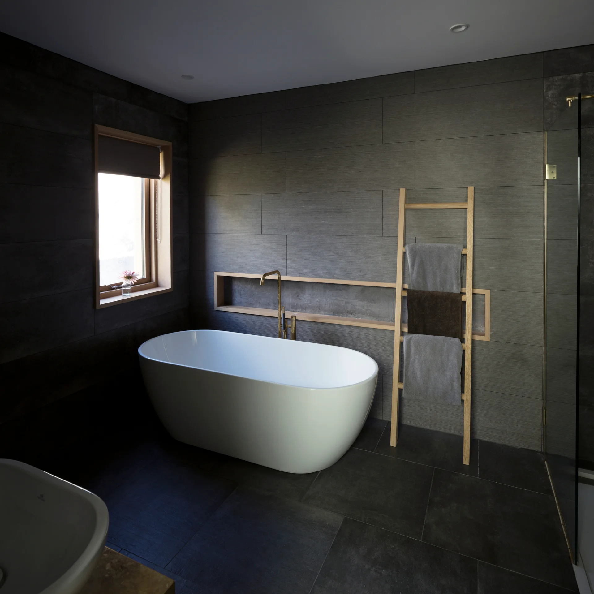 Dundrum House, Peter Legge Associates, Interior, Bathroom, Bathtub, Windows