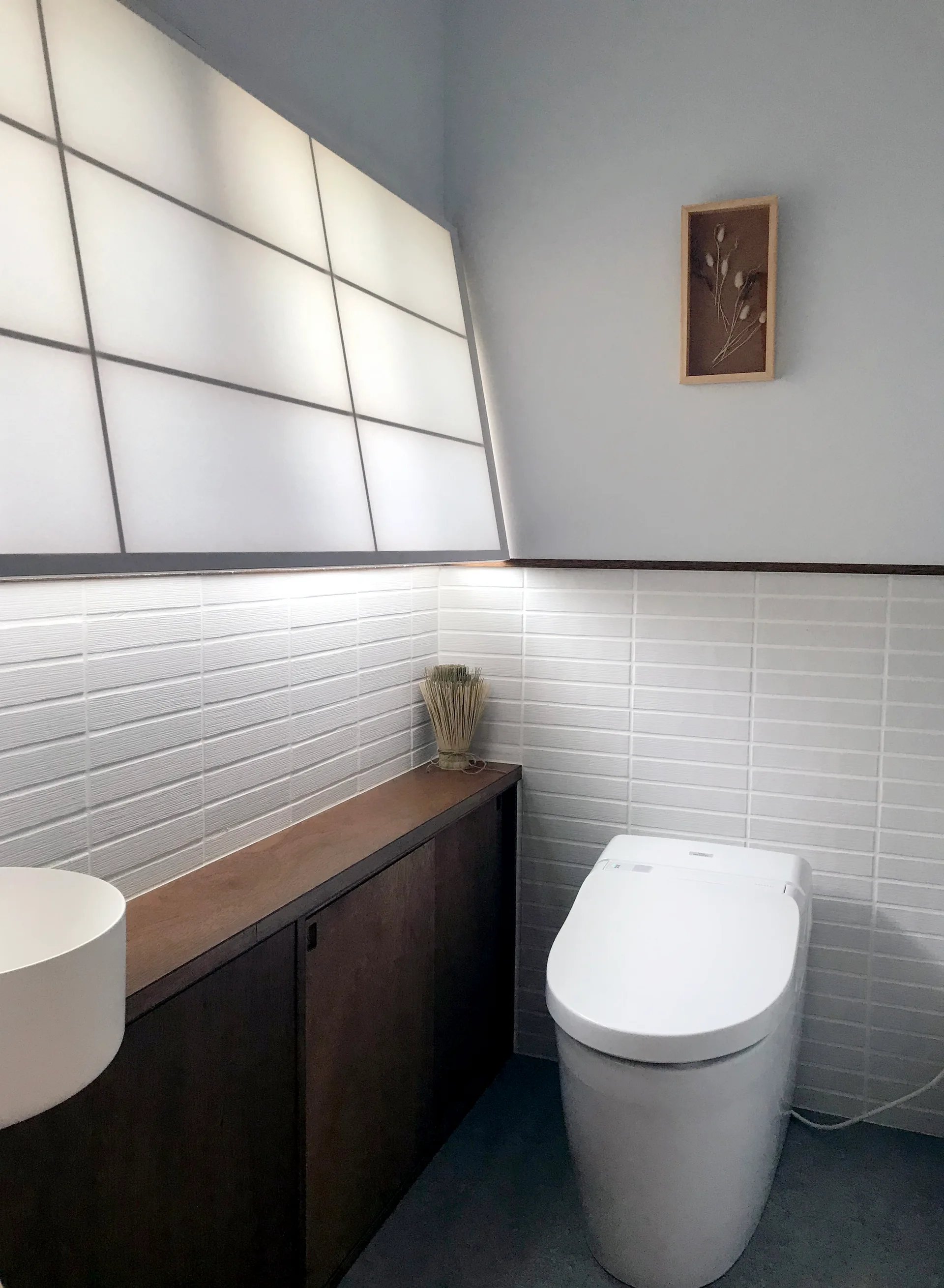 House Between Park And Farm, Hiroto Kawaguchi, Interior, Bathroom, Toilet