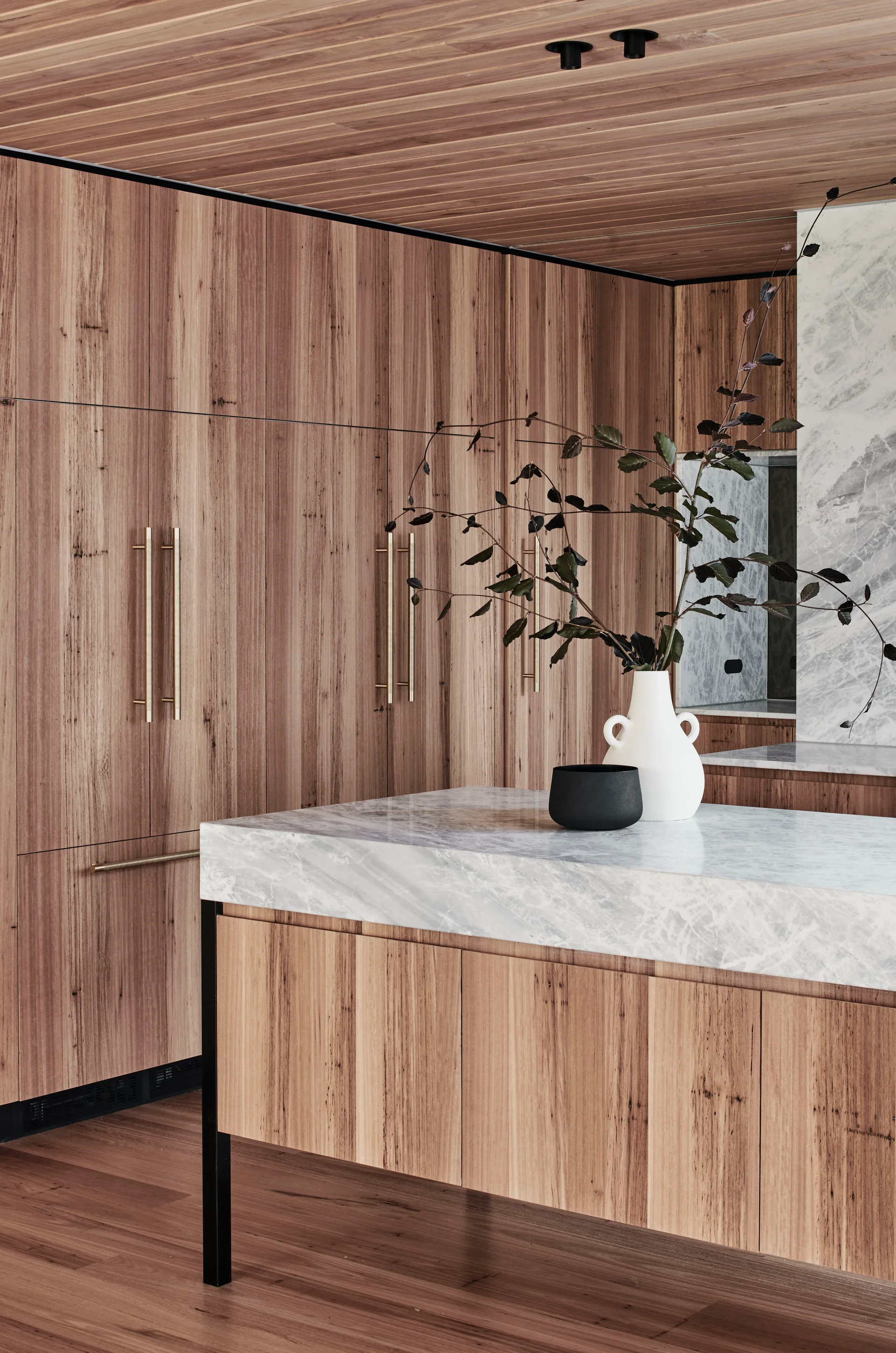 Brighton House, FIGR Architecture & Design, Interior, Countertop, Table, Beam
