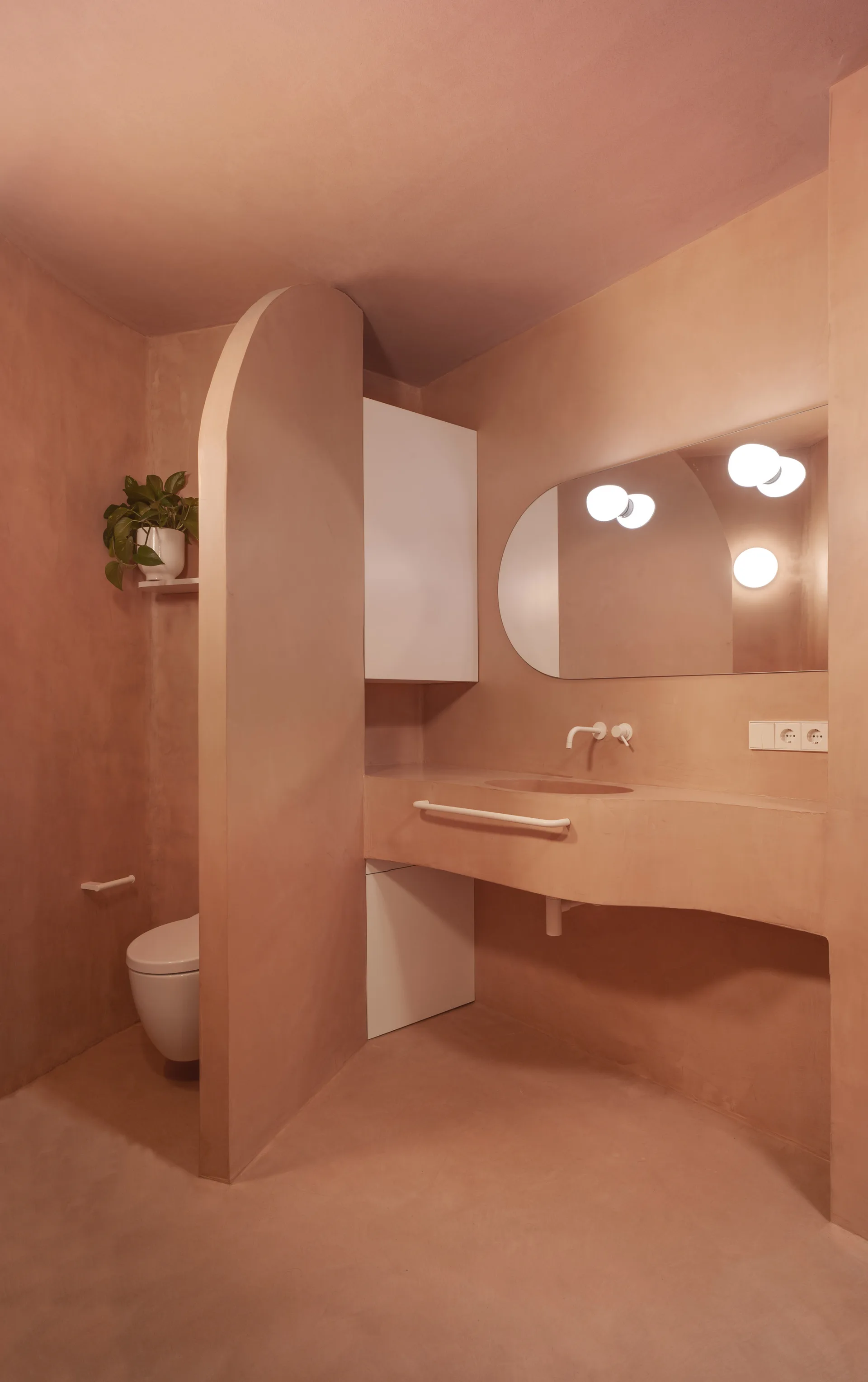 MO House, Laura Ortín Arquitectura, Interior, Bathroom, Sink