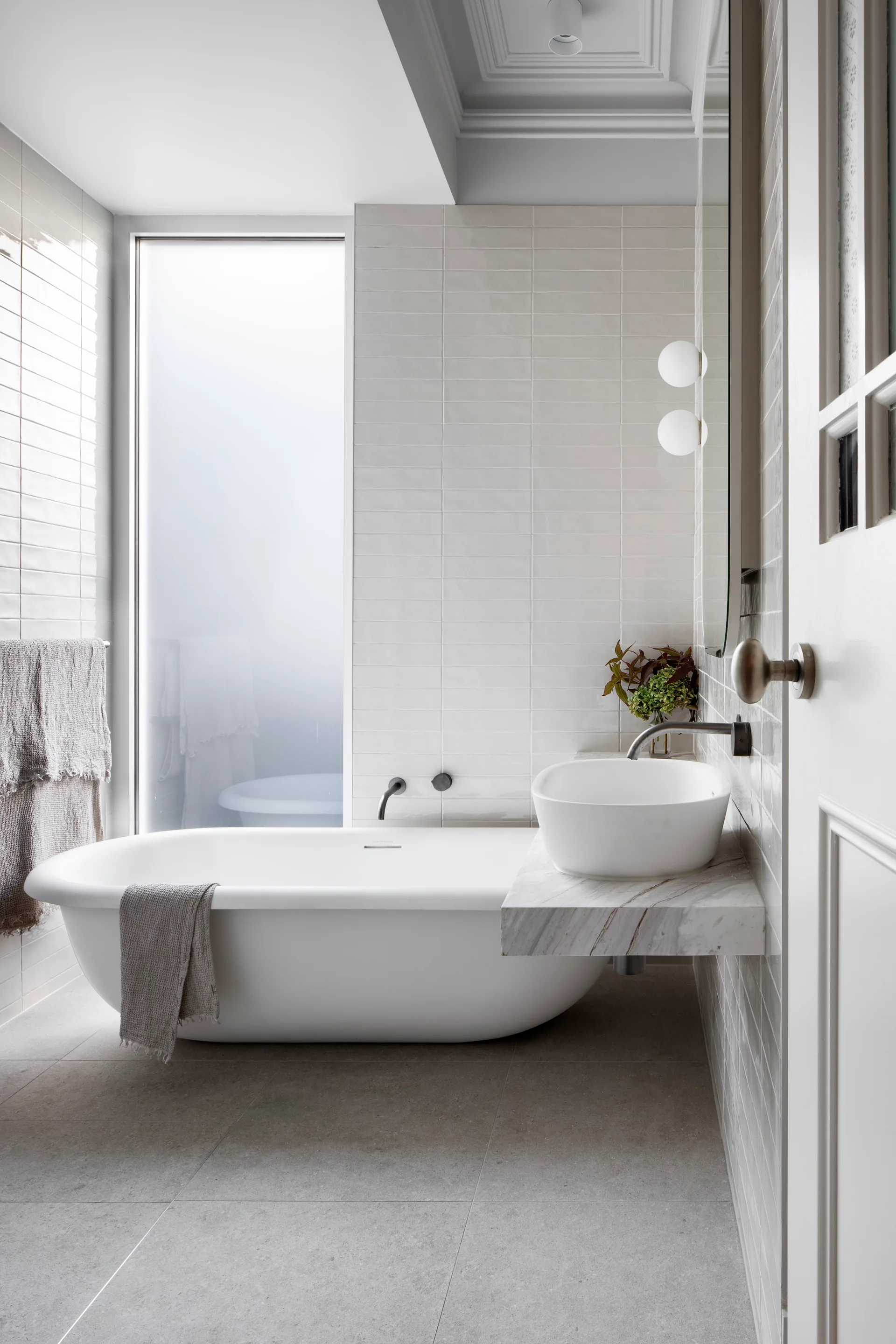 South Terrace House, Sanders & King + Chan Architecture, Interior, Bathroom, Bathtub