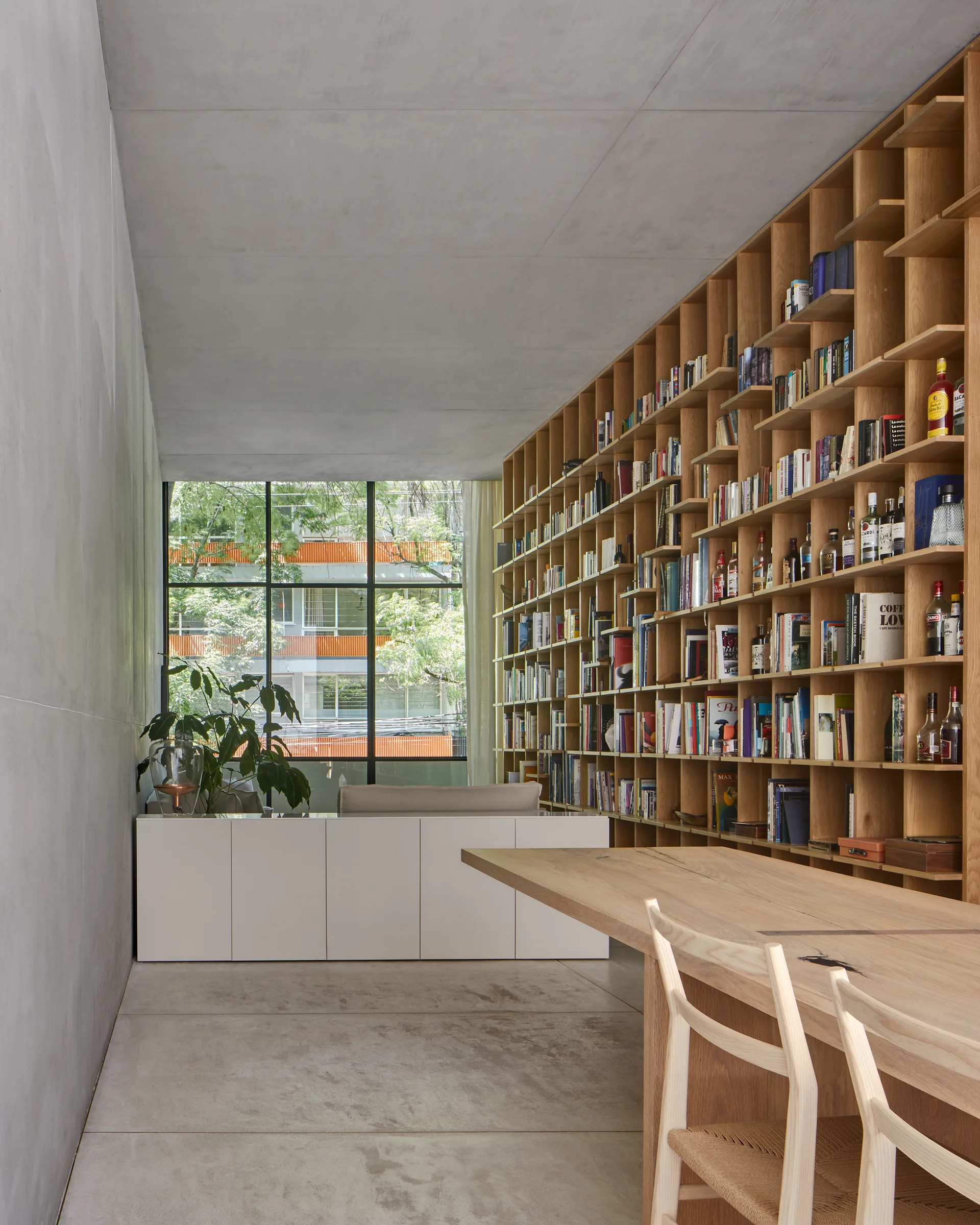 Pachuca Apartments, PPAA, Interior, Closet, Shelving, Windows
