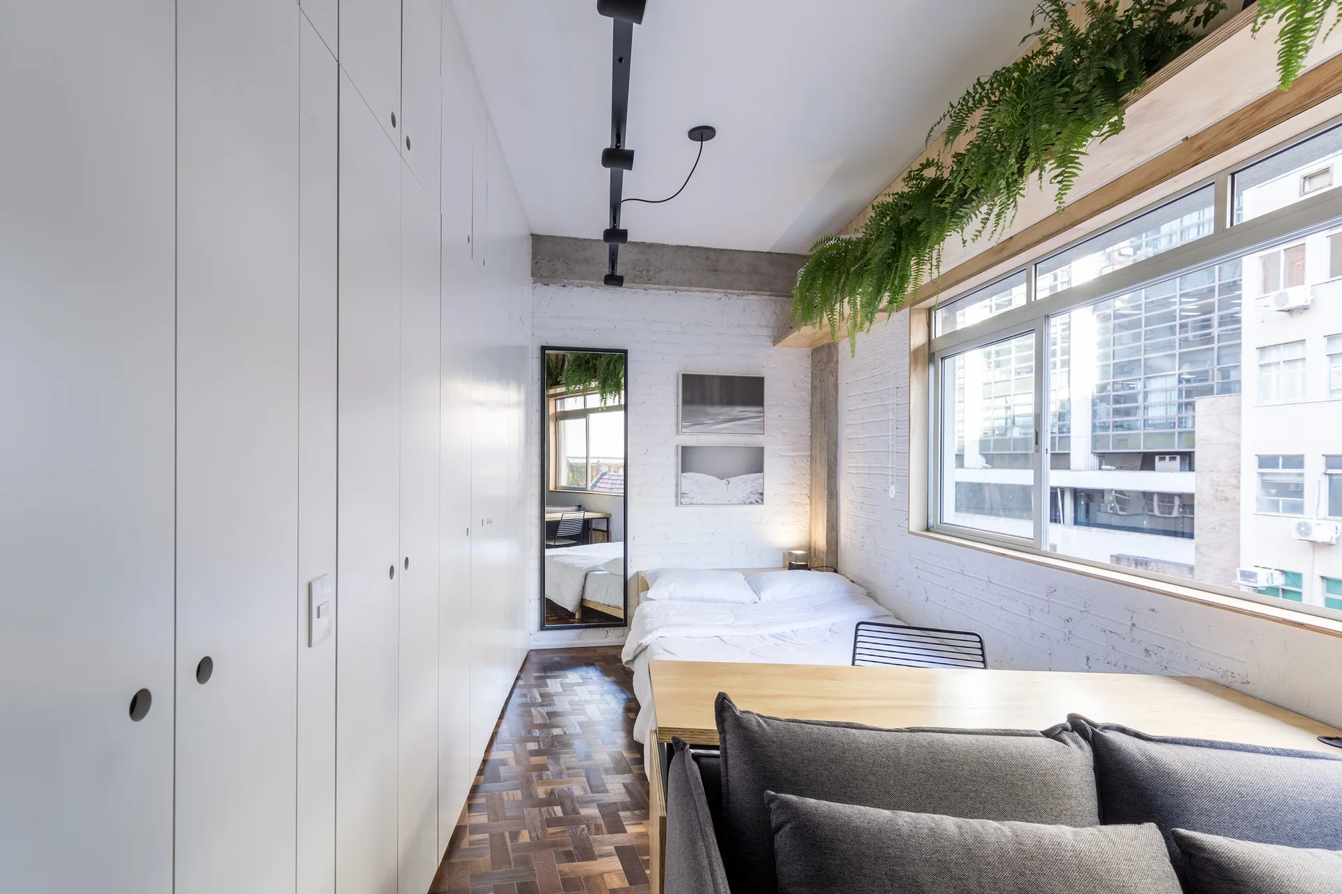 Lido 501 Apartment, Atelier Aberto Arquitetura, Interior, Windows, Chair
