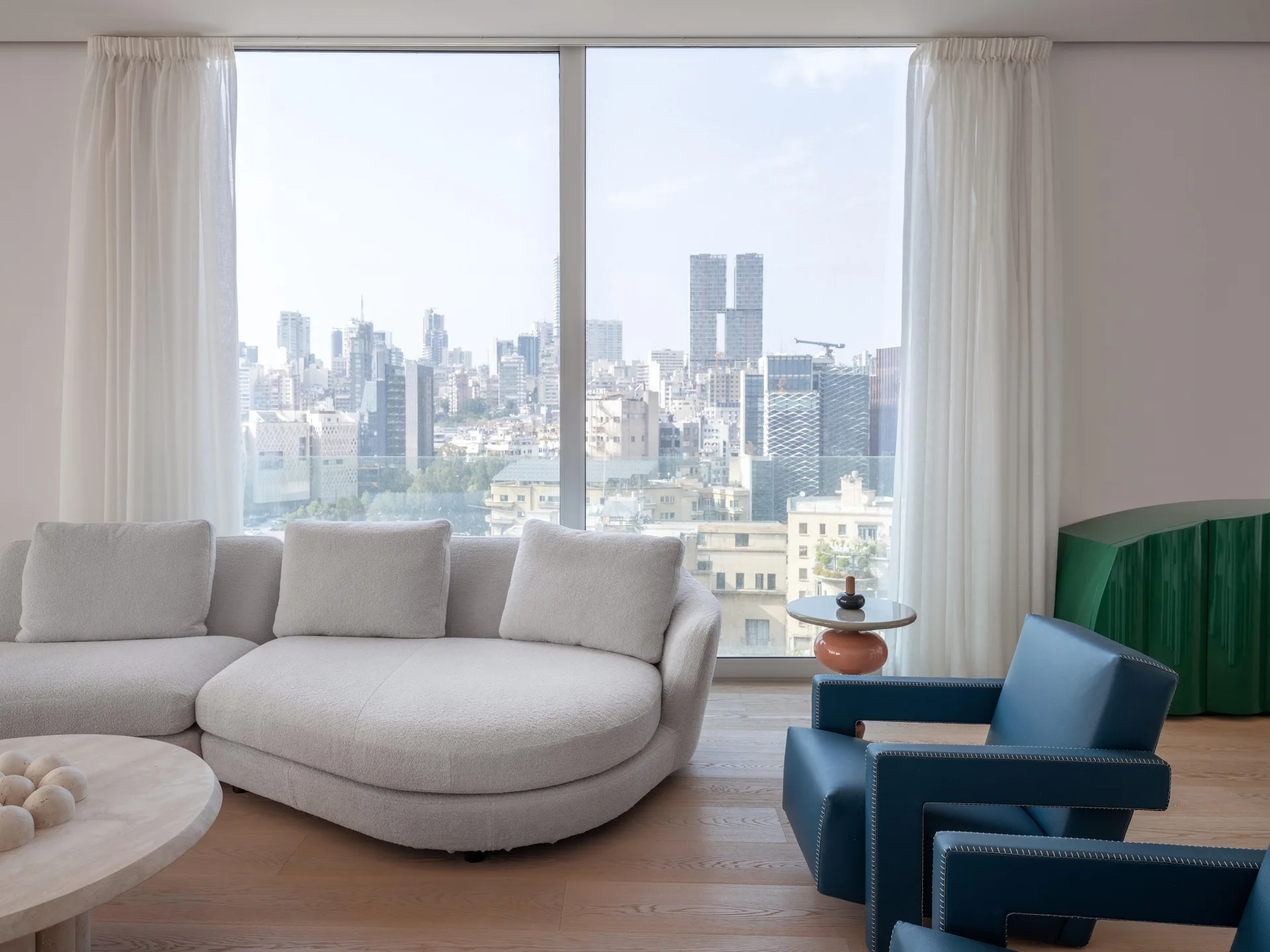 Fayssal Residence, Studio Paul Kaloustian, Interior, Living Room, Sofa, Chair