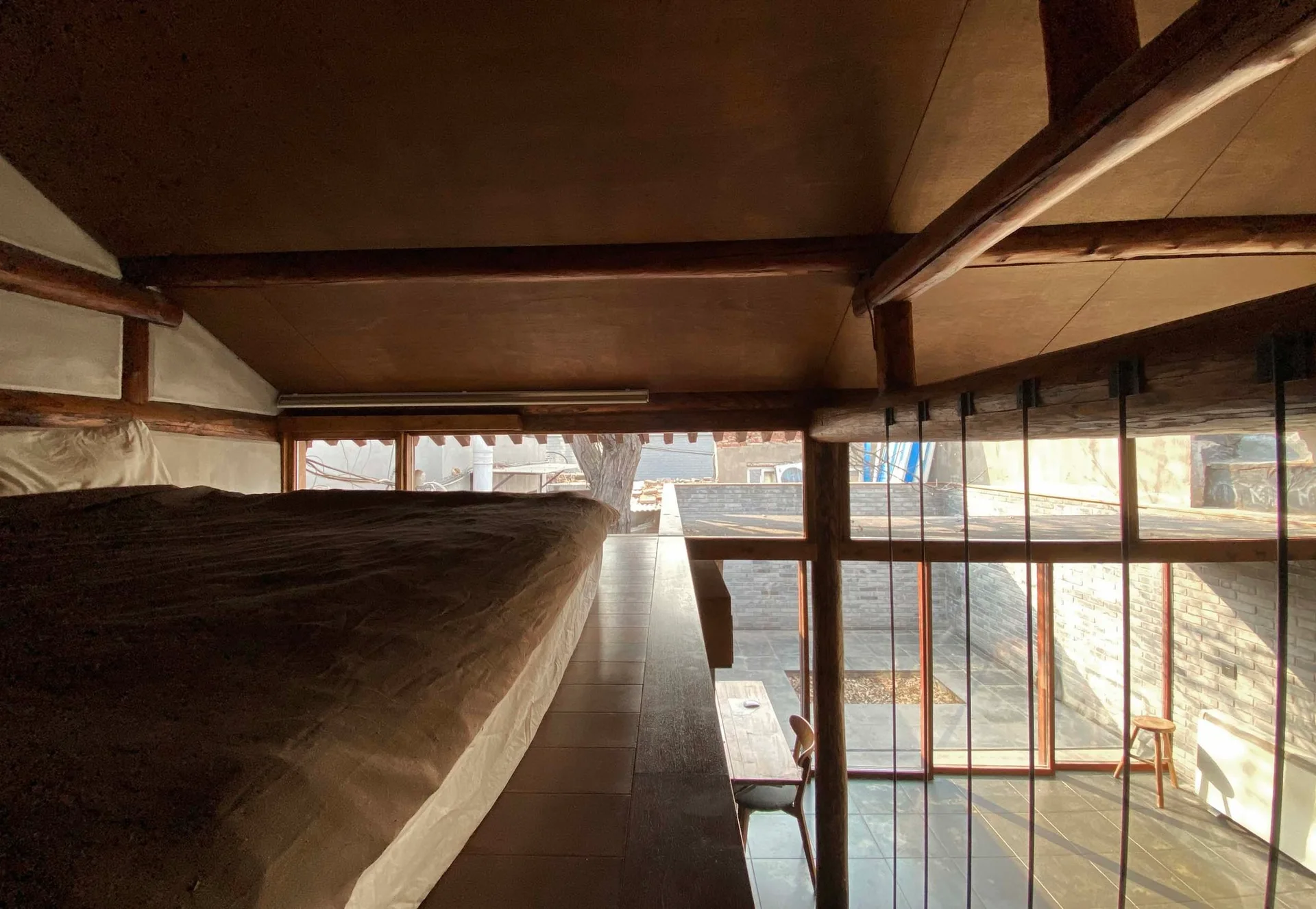 Zayuan Habitat, FESCH Beijing, Interior, Windows, Beam