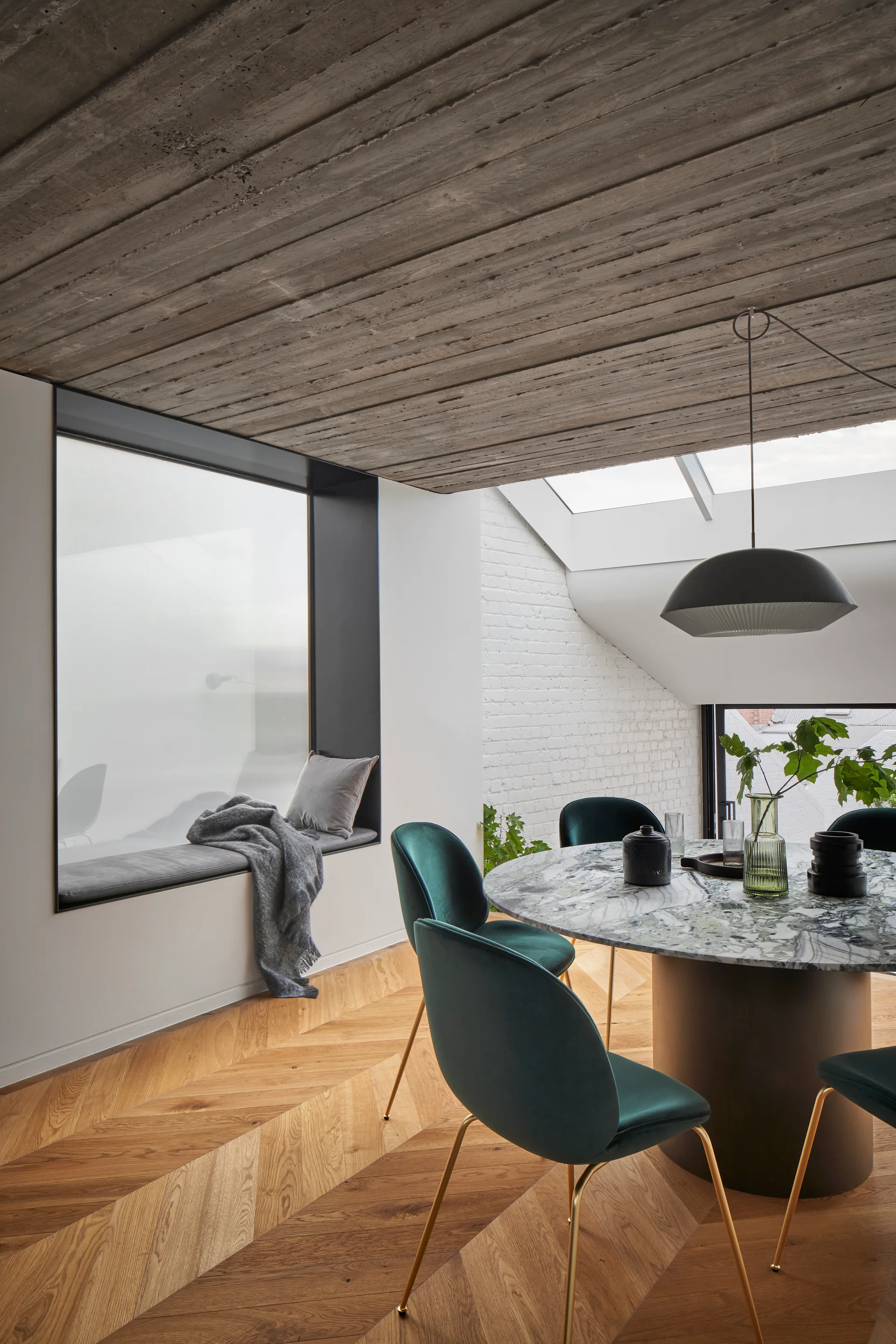 Fitzroy Terrace House, Taylor Knights, Interior, Wood, Table, Chair