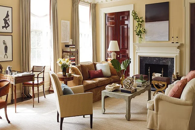 traditional interior&nbsp;design living room decor