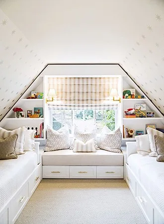 window seating bench bedroom storage ideas