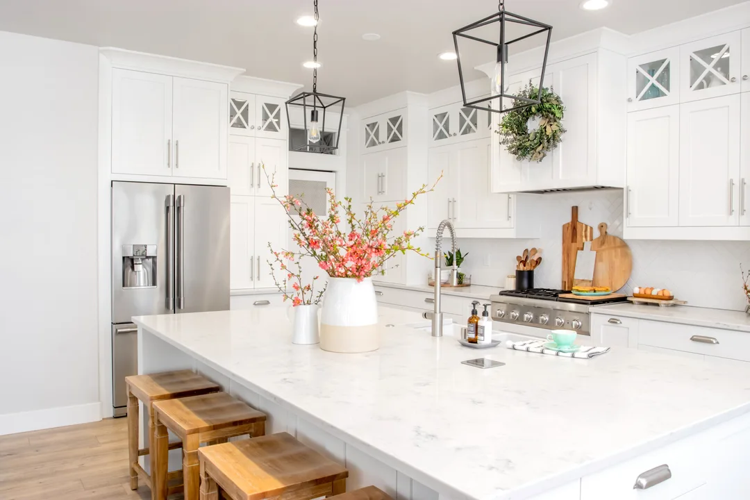 white kitchen interior
