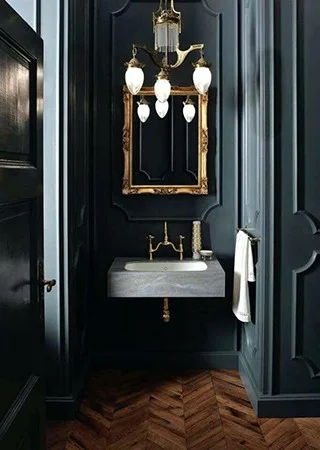 dark green bathroom paint colors 
