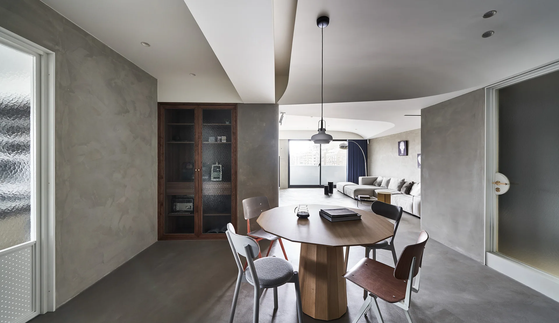Residence C, KC Design Studio, Interior, Table, Chair