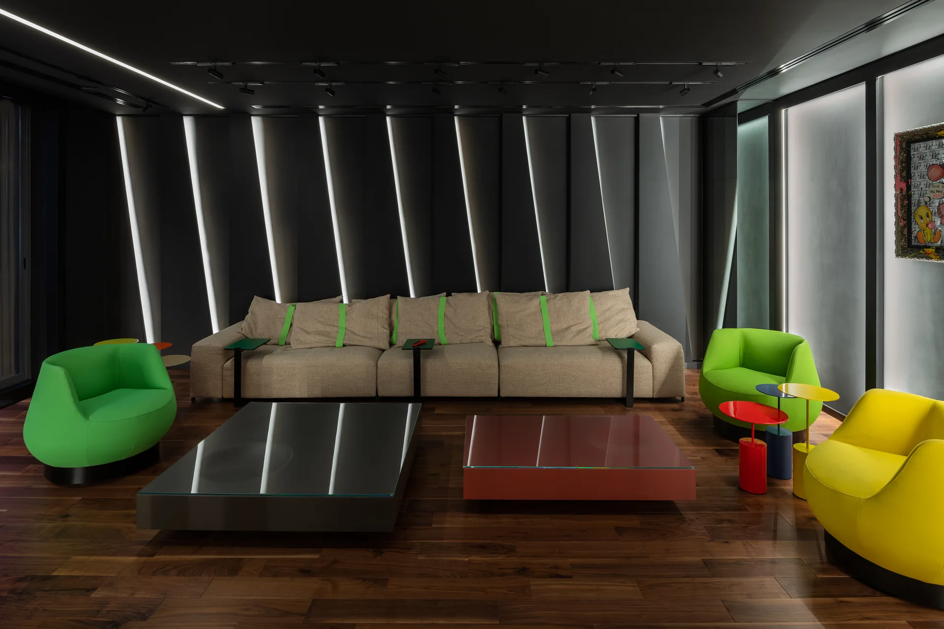 A | Residence, IAIA, Idea Art Interior Architects, Interior, Living Room, Sofa
