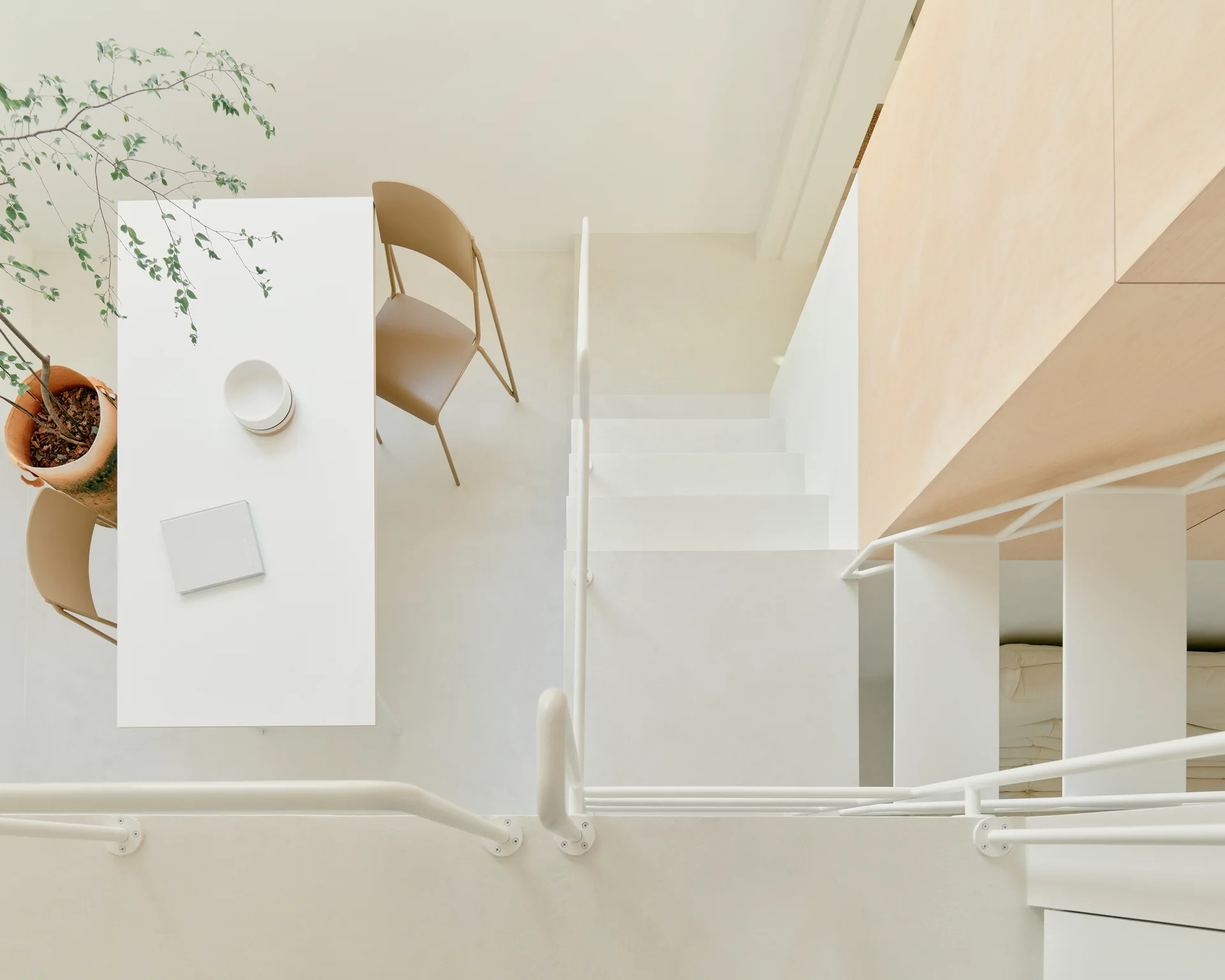 IT’s House, 2BOOKS design, Interior, Beam, Handrail