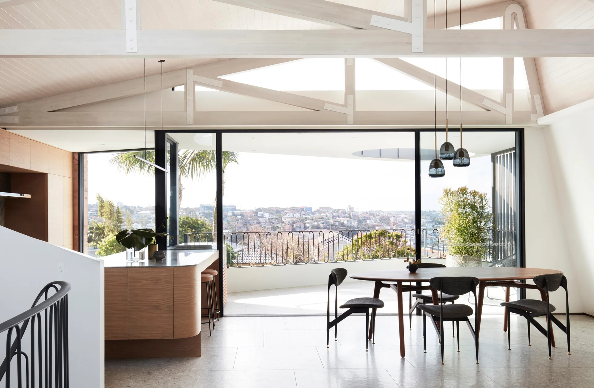 Above Board Living, Luigi Rosselli Architects, Interior, Kitchen, Table, Chair, Windows