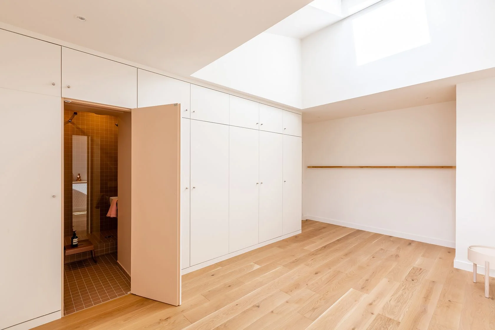 Triplex in Paris, Bertina Minel Architecture, Interior, Wood