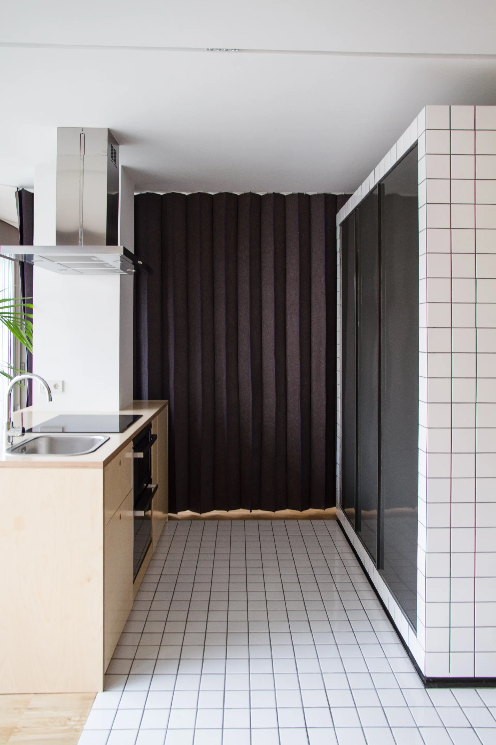House Renovation JM55, BURR Studio, Interior, Kitchen, Countertop, Sink