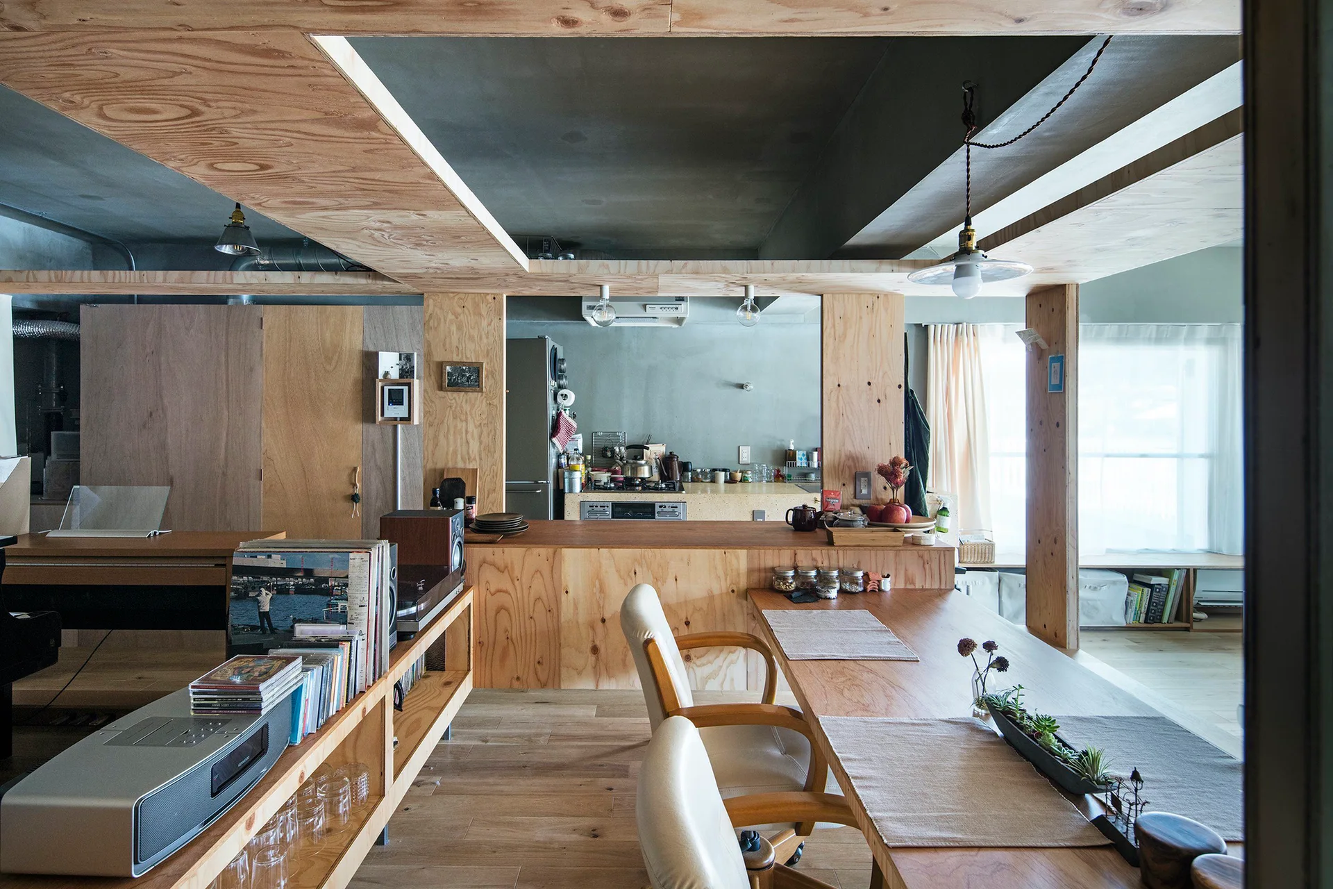 House of Ichijoji, YAP, Interior, Kitchen, Chair
