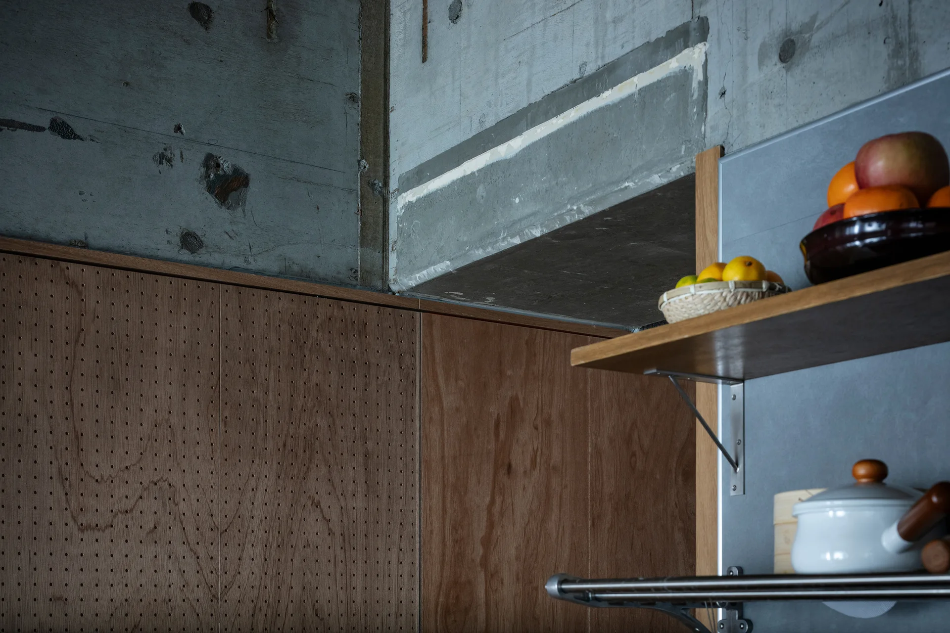 Coop. M, note architects, Interior, Kitchen, Wood