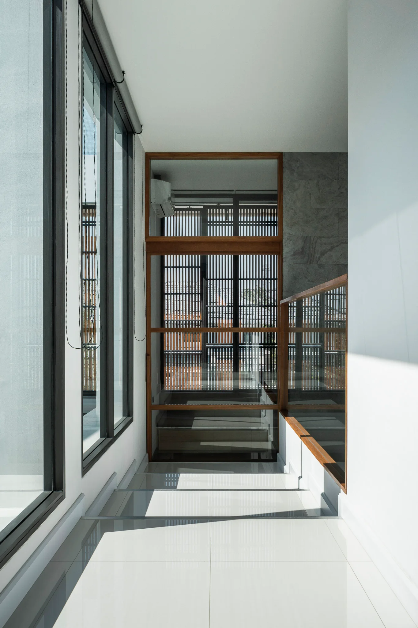 Bangkae House, Archimontage Design Fields Sophisticated, Interior, Stairs, Glass