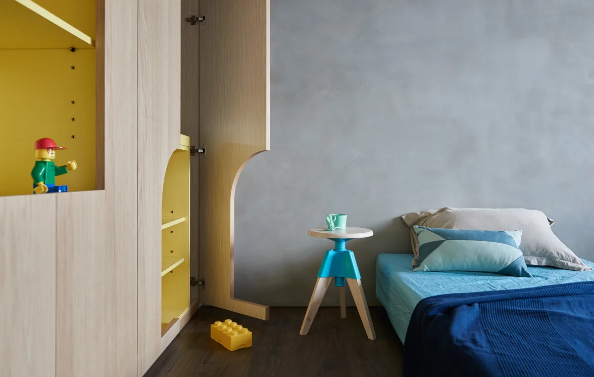Blue and Glue, HAO Design, Interior, Bedroom