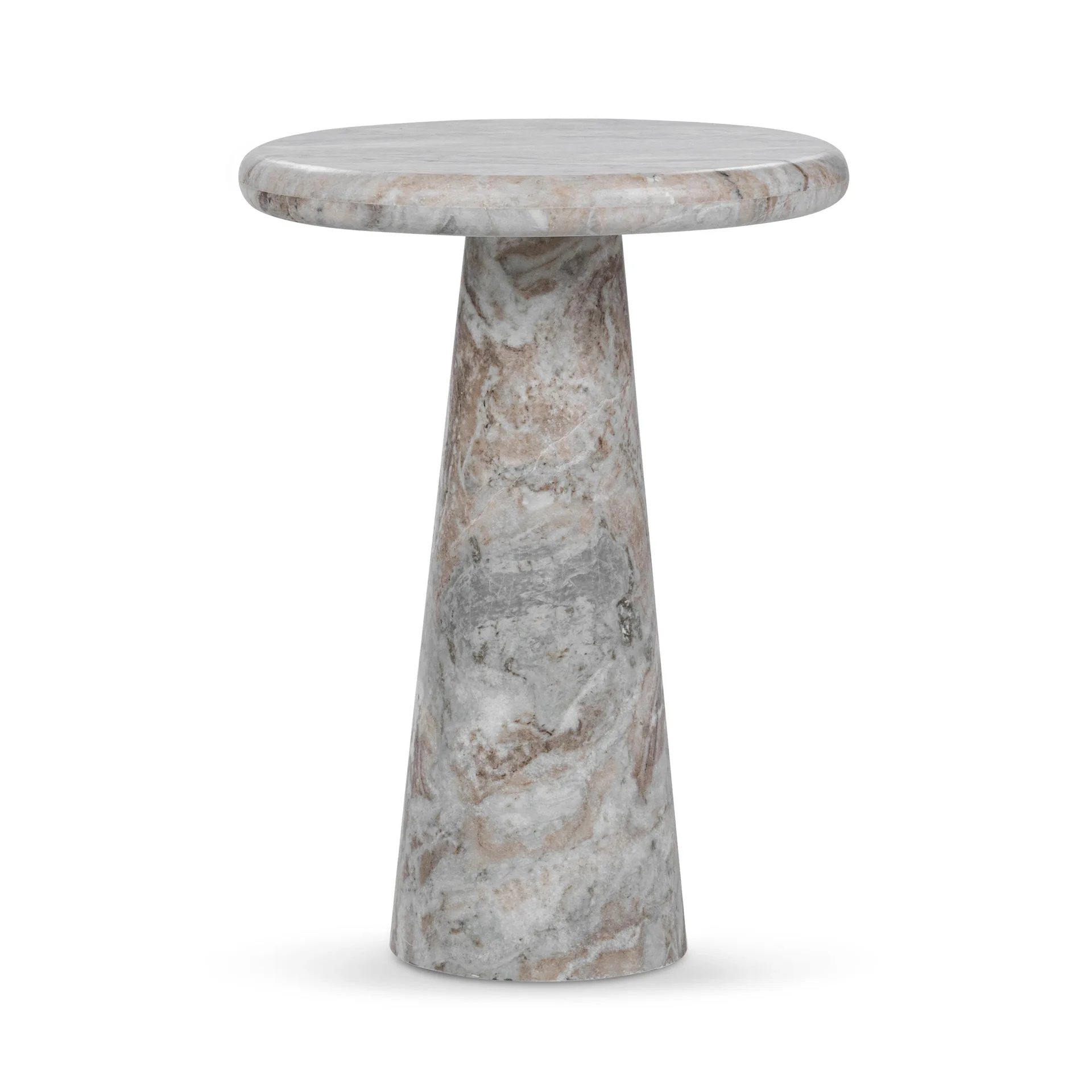 Huxley Round Marble Pedestal Table