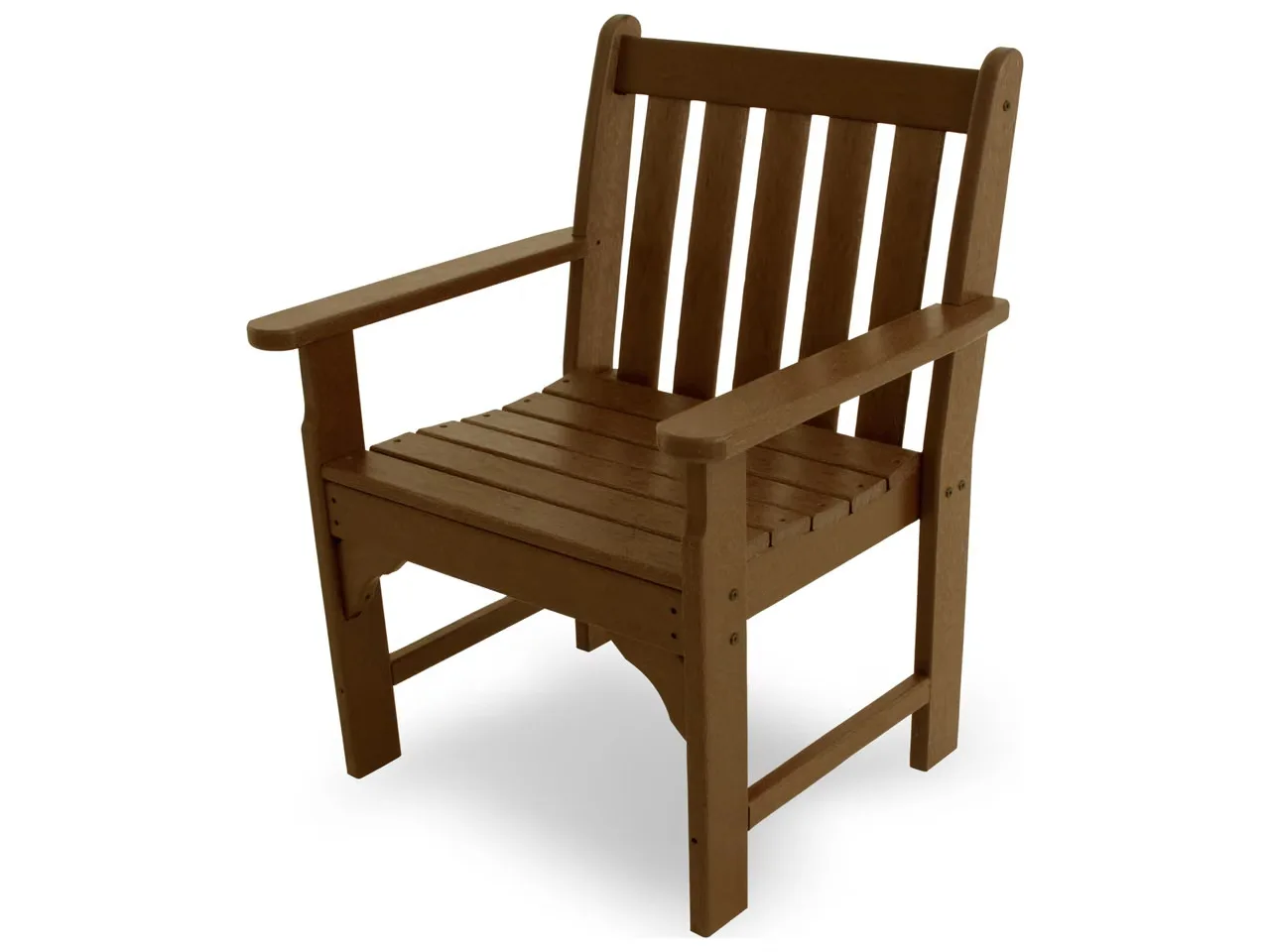 Vineyard Brown Plastic Outdoor Armchair