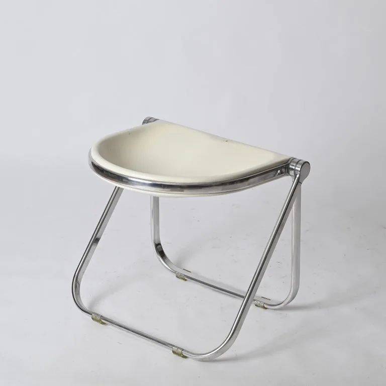 White Plastic Folding Chair