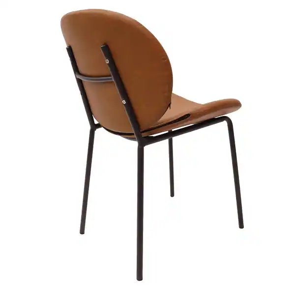 Servo Modern Leather Accent Armchair