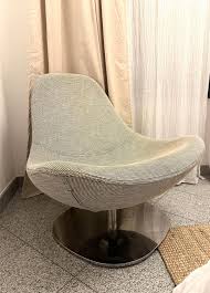 Tirup Curved Fabric Accent Chair