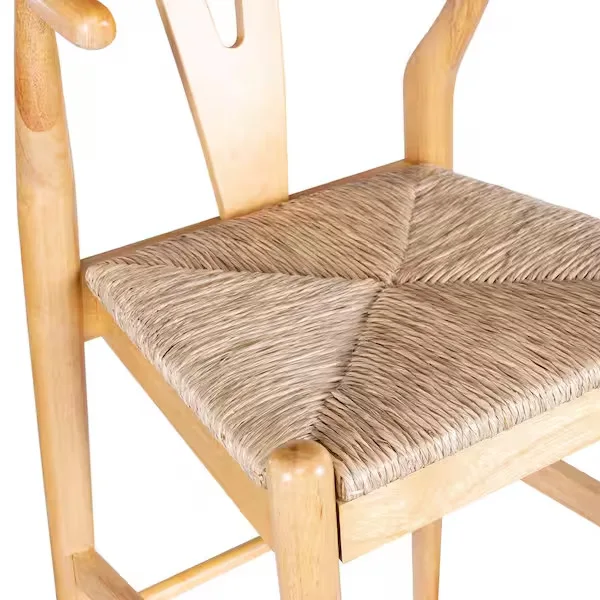Wishbone Natural Wood Counter Stool