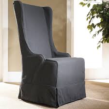Slipcovered Wingback Dining Chair