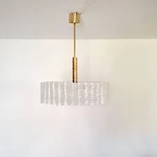 Doria Textured Glass Tiered Chandelier