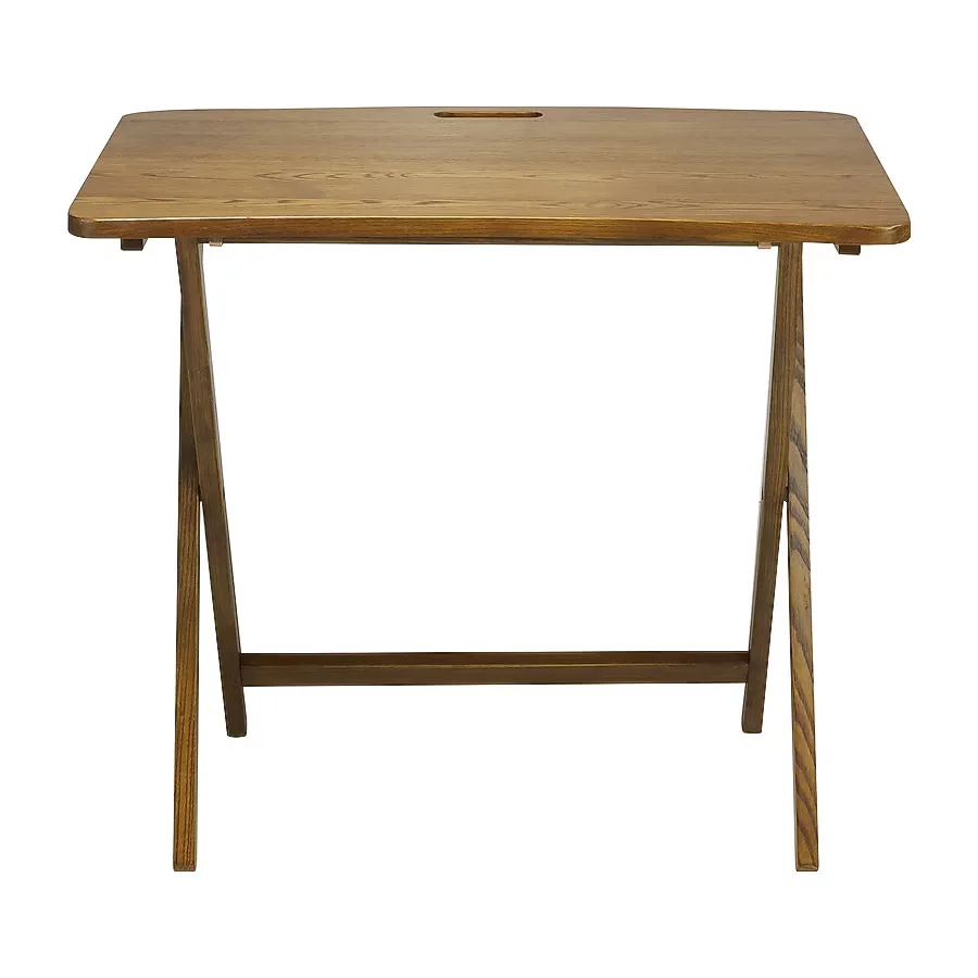 Rectangular Wood Folding Accent Table