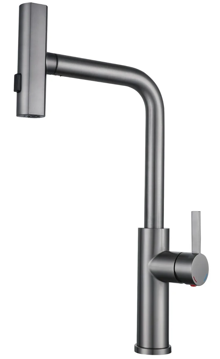 Brushed Gray Kitchen Faucet