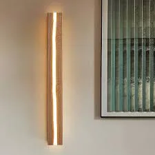 Walnut Wood Wall Sconce