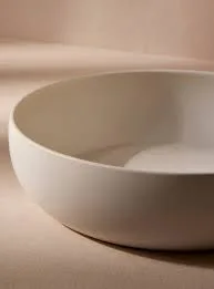 Matte White Round Vessel Sink