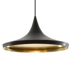 Matte Black Metal Pendant Light