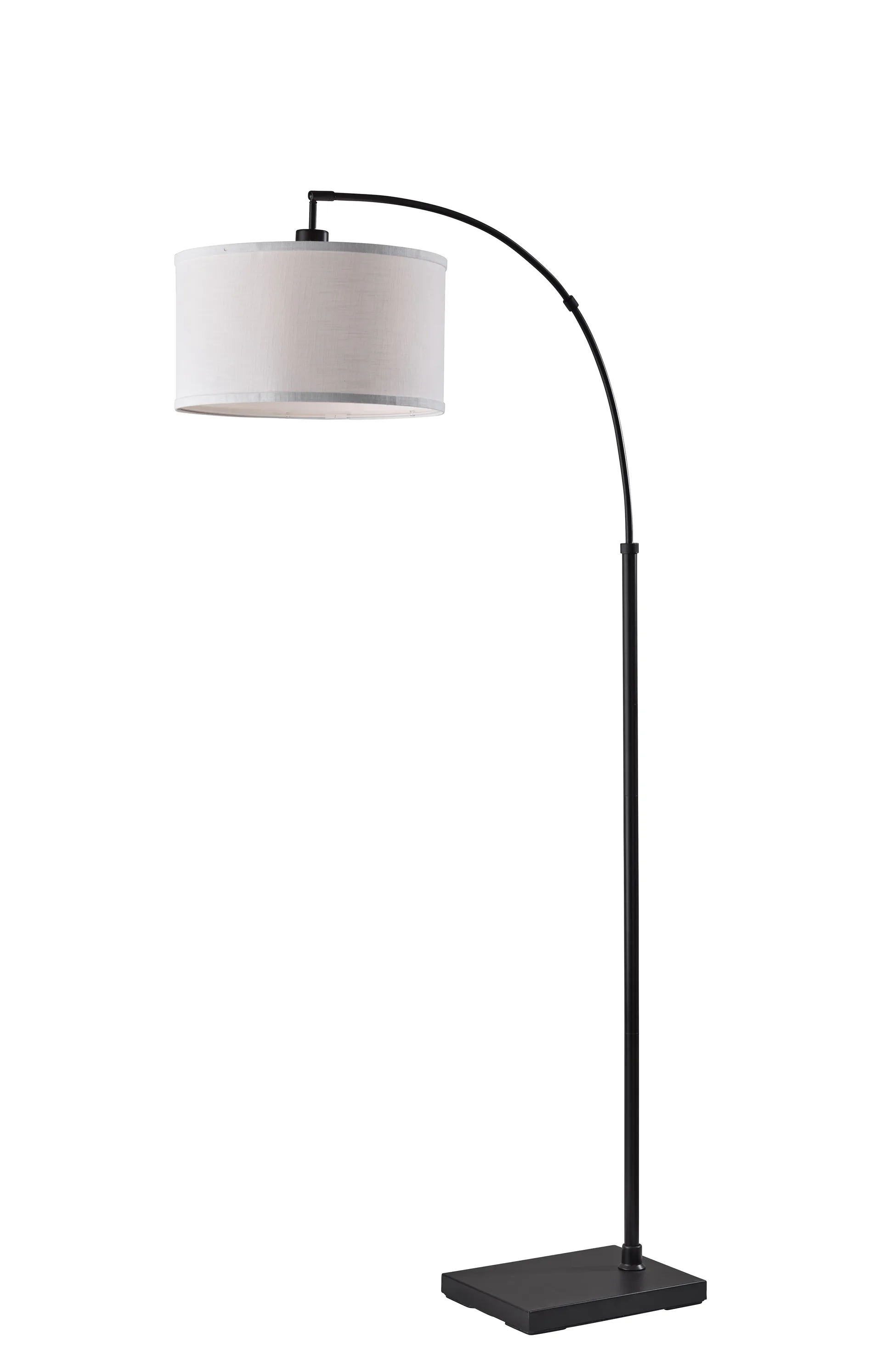 Matte Metal Arc Floor Lamp