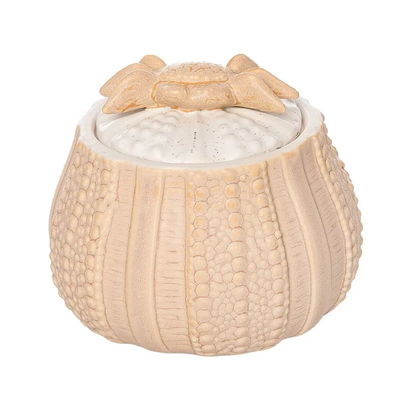 Ceramic Sea Urchin Decorative Lidded Jar
