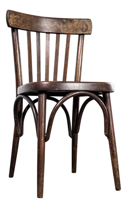 Distressed Oak Bistro Dining Chair