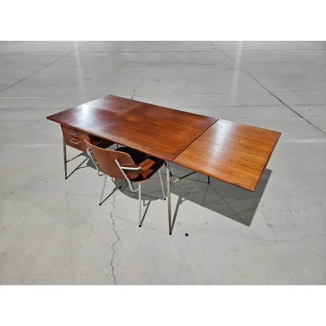Mid-Century Modern Teak Rectangular Dining Table