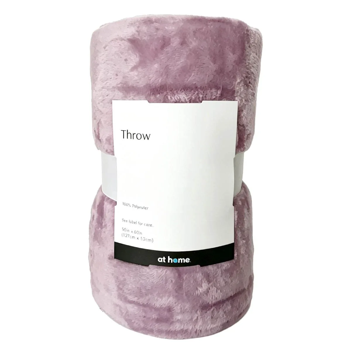 Solid Purple Throw Blanket