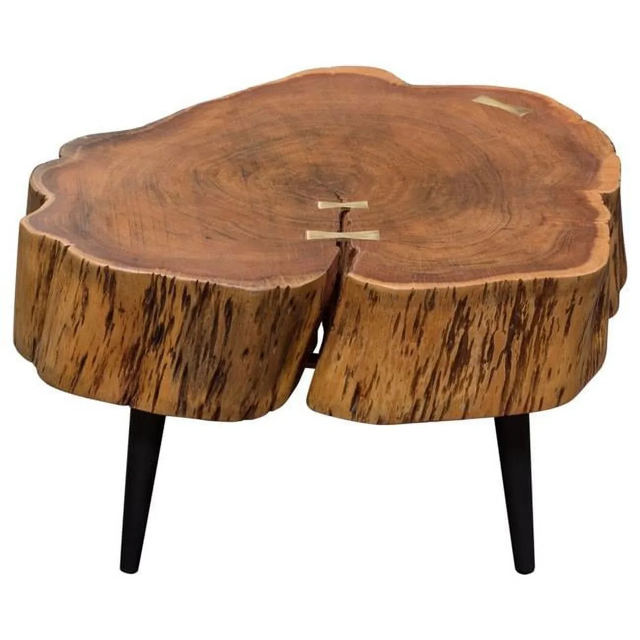 Natural Live Edge Log Coffee Table