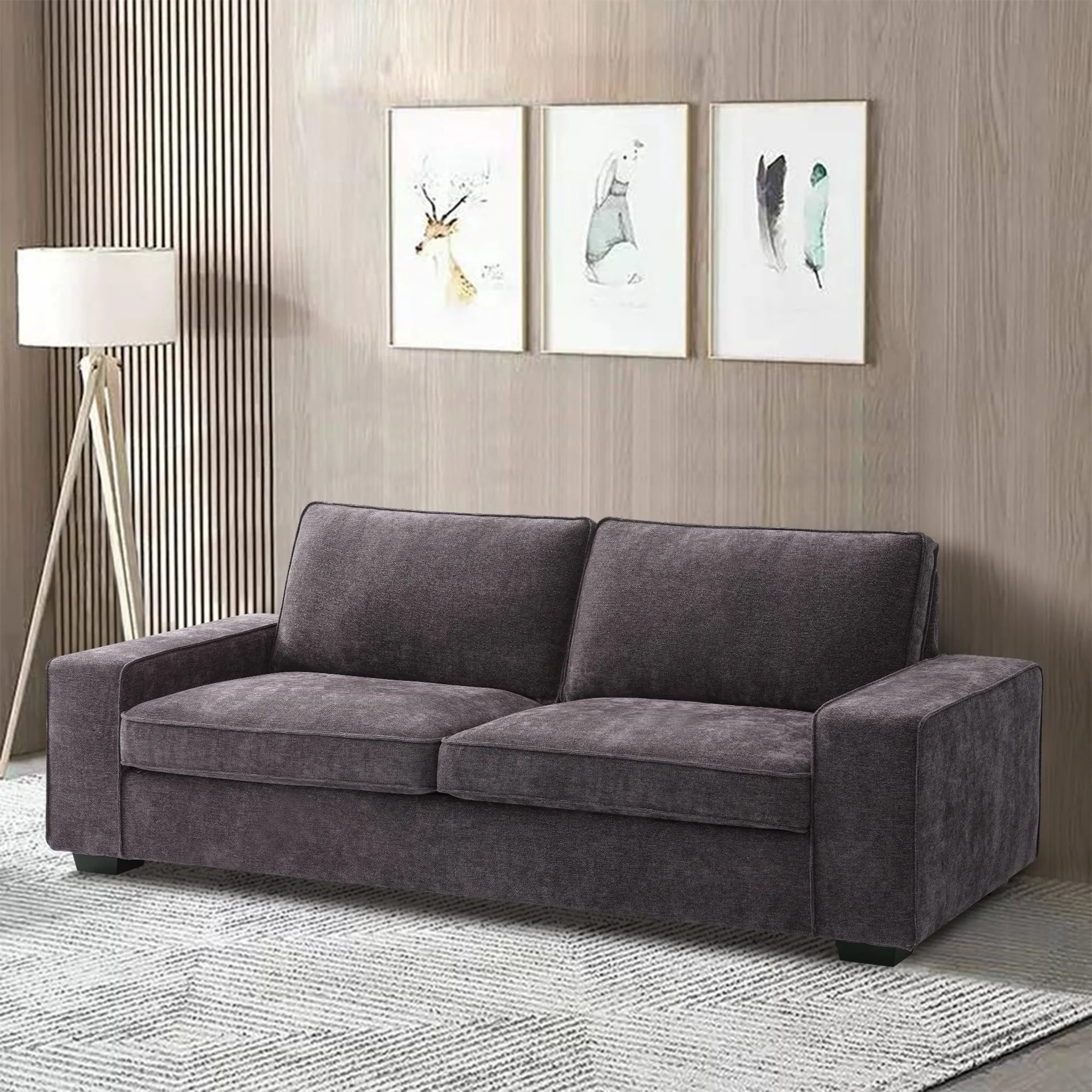 Modern Dark Gray Sofa