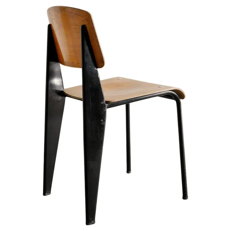 Mid-Century Modern Metal Dining Chair