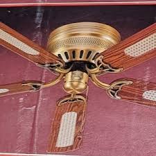 Vintage Brass Ceiling Fan