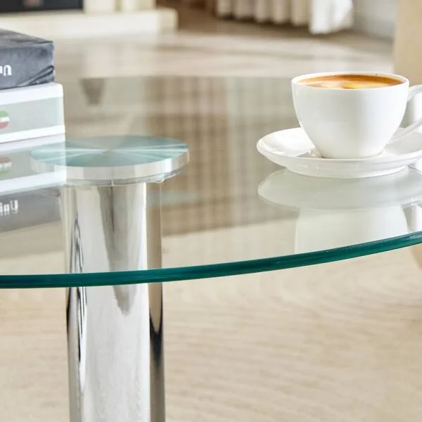 Round Glass Coffee Table