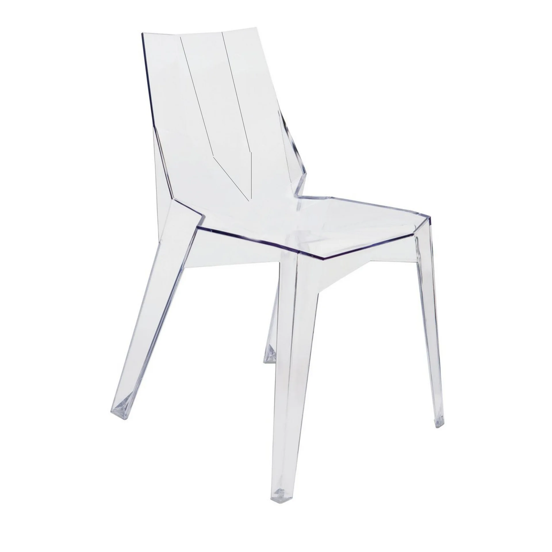 Transparent Geometric Chair